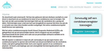 Uitvaart Zorgcentra Nederland breidt dienstverlening uit met online condoleanceregister