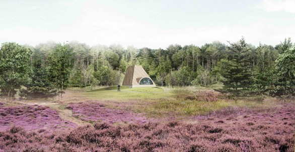 Architecten|en|en ontwerpt portaal 'de 8' voor natuurbegraafplaats 'De Utrecht'