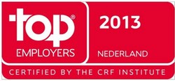 Yarden uitgeroepen tot Top Employer 2013
