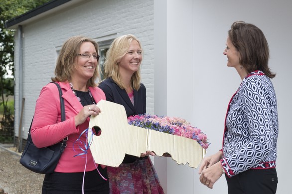 Mieke Verkuil en Patricia van Engelen. Foto Margot Brakel