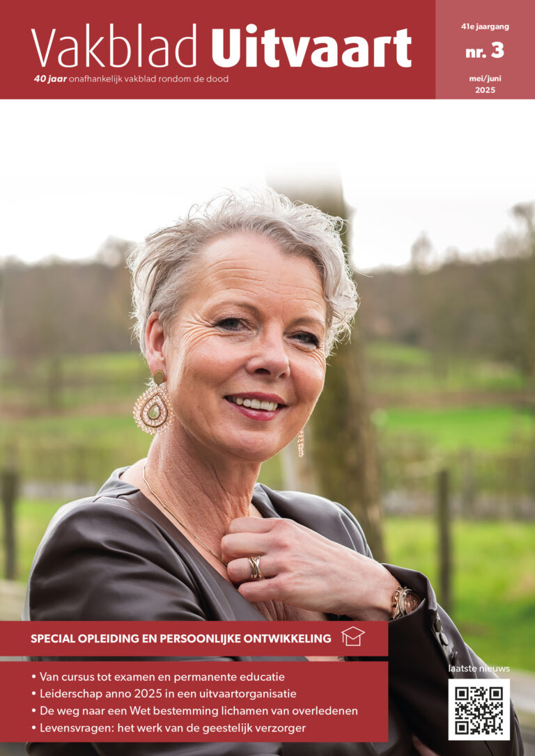 Cover Vakblad Uitvaart - mei-juni 2025 - Uitvaartmedia.com