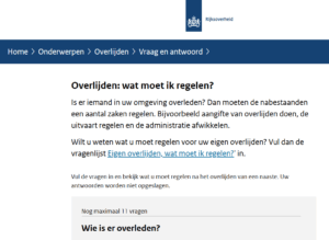 Overheidsinfo onderdeel dienstverlening